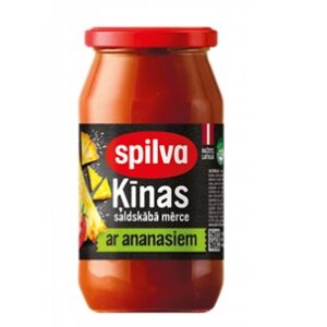 Mērce Ķīnas saldsk.ar ananāsiem SPILVA, 500g (4gab/iepak.)