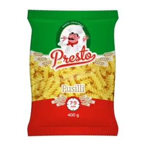 Makaroni Soft Fusilli Presto DOBELE, 400g