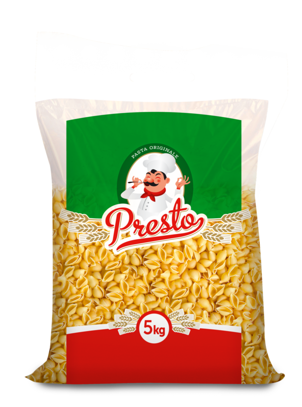 Makaroni Soft Conchiglie Presto DOBELE, 5kg