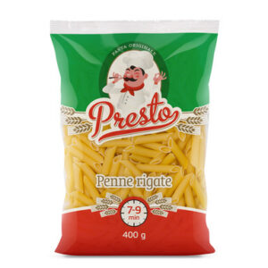 Makaroni Soft Penne rigati Presto DOBELE (Latvija), 400g