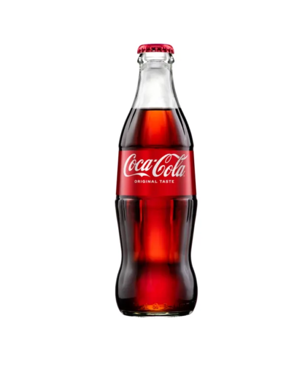 Dzēriens COCA COLA (stikls) (ar depozītu), 0.25L