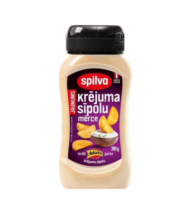 Mērce krējuma sīpolu SPILVA, 390g