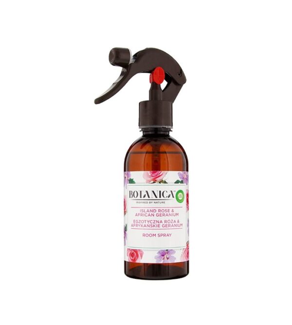 Atsvaidzinātājs izsmidzināms BOTANICA Island Rose & African Geranium, 236ml