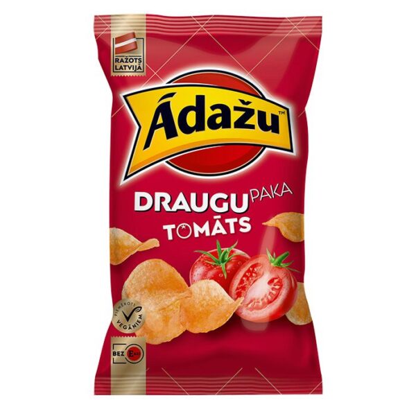 Čipsi ĀDAŽU Tomāts (Drauga paka), 180g