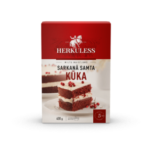 Kūka Herkuless sarkanā samta, 400g