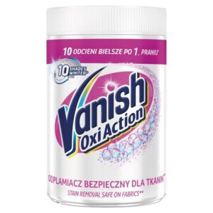 Traipu tīrīšanas pulveris VANISH OXI ACTION White, 625g