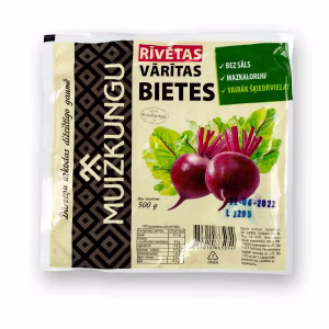 Bietes marinētas MUIŽKUNGU vīna etiķī, 500g (8gab/iepak.)