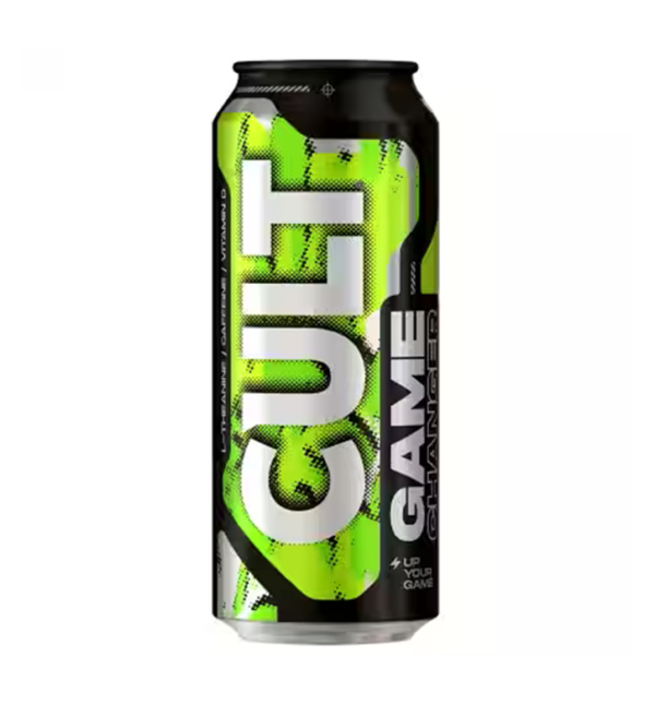 Enerģijas dzēriens CULT Game Changer (ar depozītu), 0.5L (24gab/iepak.)