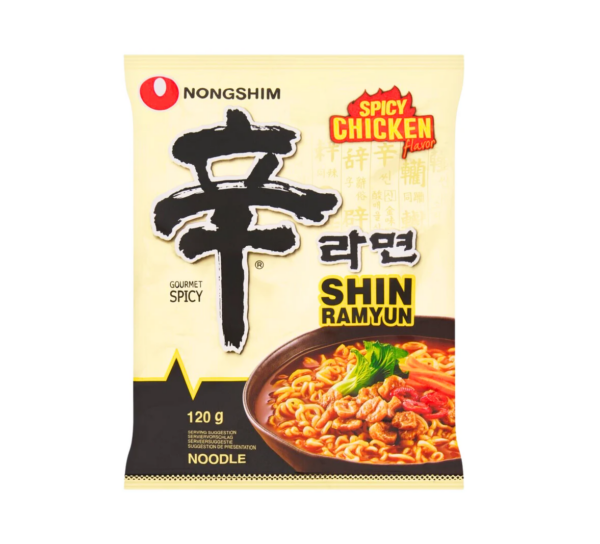 Nūdeļu zupa NONGSHIM Shin Ramyun vistas, 120g