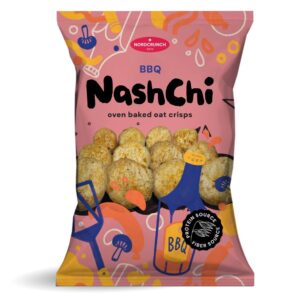 Čipsi auzu NASHCHI ar BBQ garšu, 60g