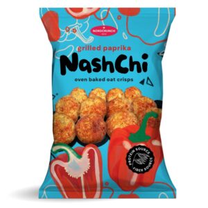 Čipsi auzu NASHCHI ar grillētas paprikas garšu, 60g