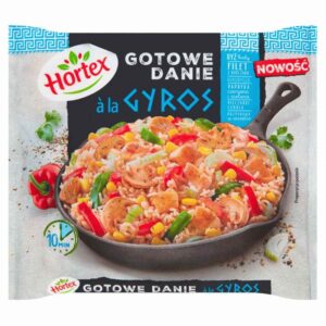 Gatavā maltīte Gyros ar vistu Hortex saldēta, 450g