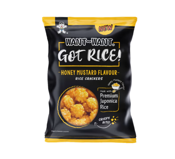 Rīsu krekeri GOT RICE! ar medus un sinepju garšu, 85g
