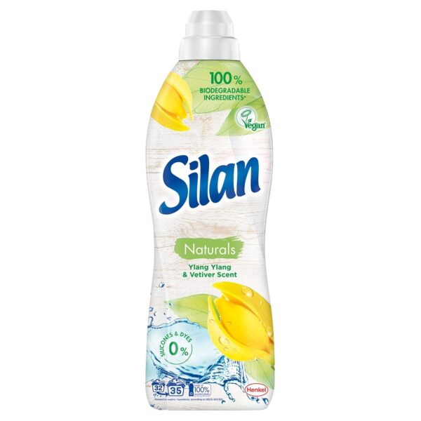 Veļas mīkstinātājs SILAN Ylang Ylang & Vetiver, 770ml (35WL)
