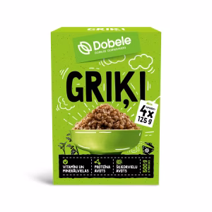 Griķi DOBELE, 0.5kg (4x125g)