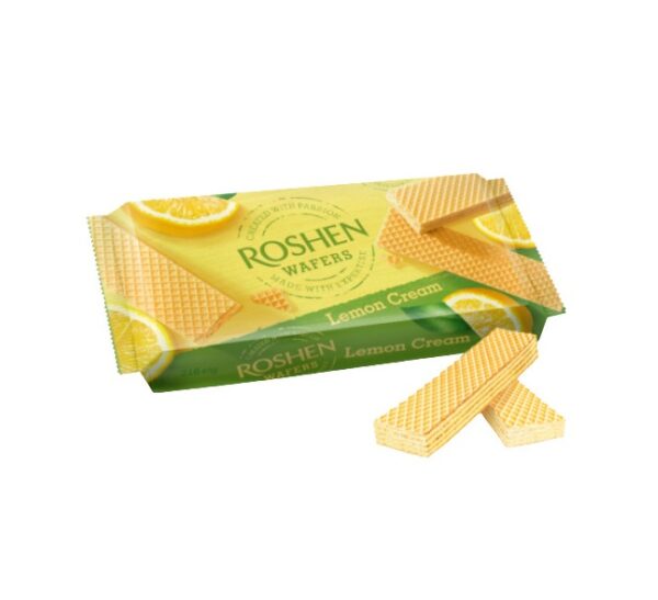 Vafeles ar citronu garšu ROSHEN, 216g