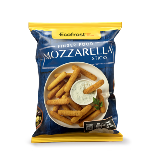 'Mozzarella' nūjiņas panējumā Ecofrost, 1kg