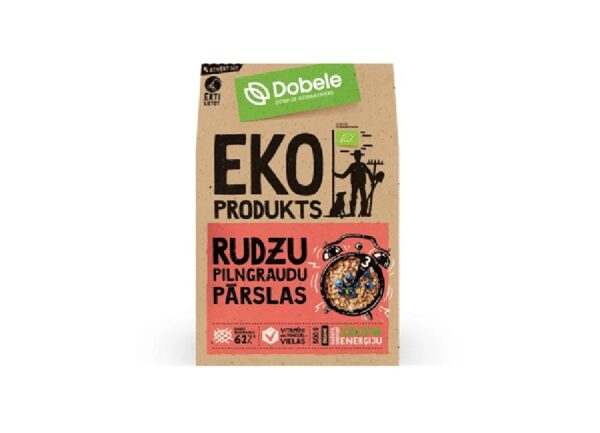 Rudzu pārslas EKO DOBELE, 500g