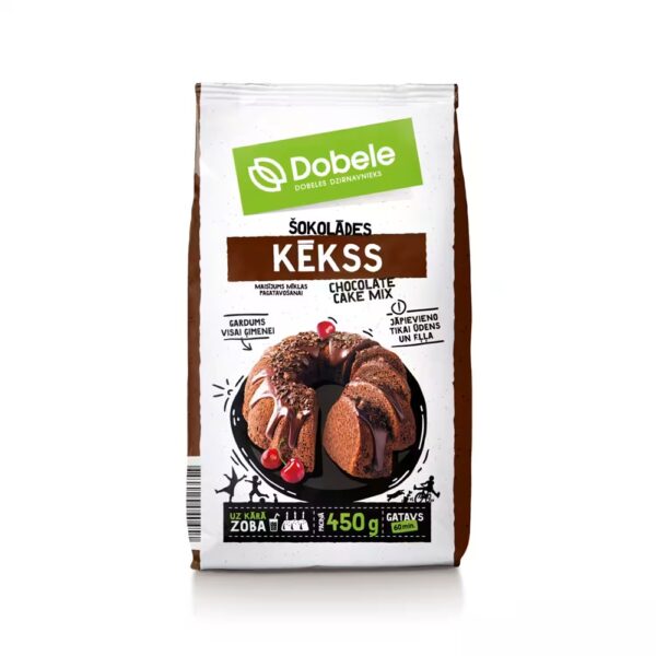 Šokolādes kēkss DOBELE, 450g