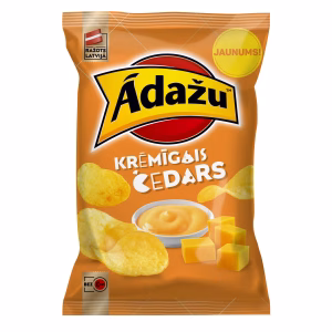 Čipsi ĀDAŽU Krēmīgais čedars, 130g