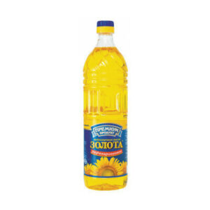 Eļļa saulespuķu rafinēta Zolota, 1L