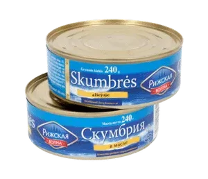 Skumbrija eļļā, 240g