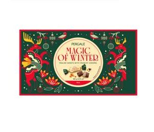 Konfekte ar karameļu pild. "Magic of Winter" PERGALE, 180g