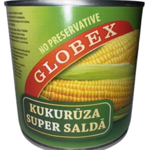 Kukurūza konservēta super saldā (425ml340g285g)