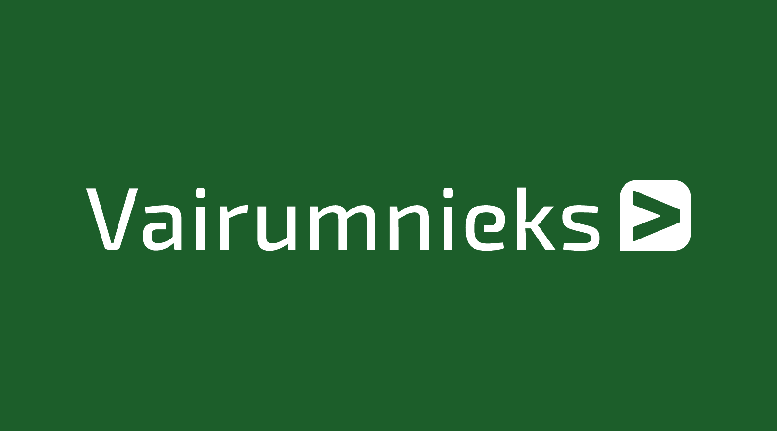 Garena Vairumnieks vizītkarte 90 × 50 mm — balts logo uz zaļa fona